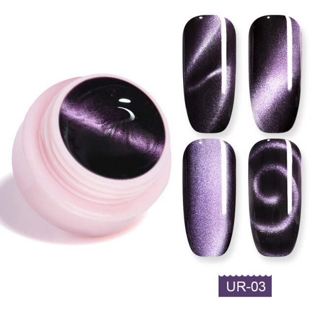 UR SUGAR Magnet Nail Gel Polish 5D Cat Magnetic UV Gel Nail Polish Chameleon Magnetic Gel Varnishes  Soak Off Enamel