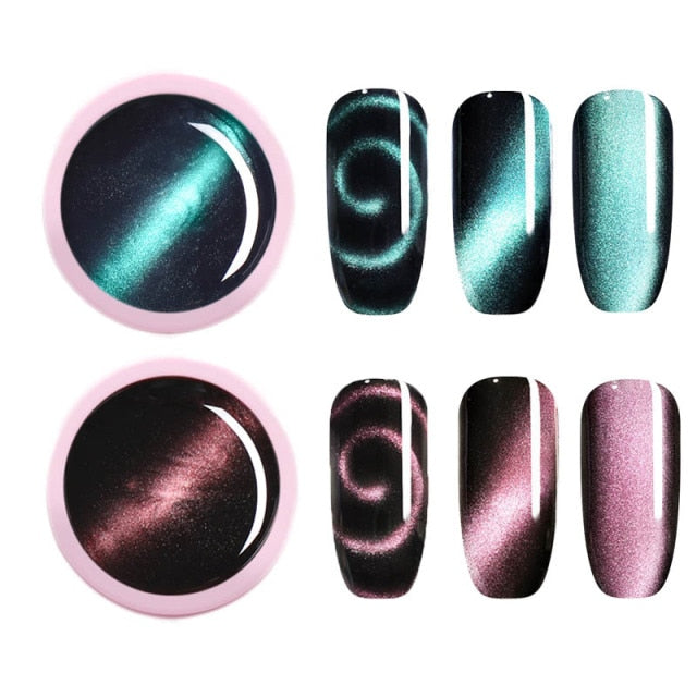 UR SUGAR Magnet Nail Gel Polish 5D Cat Magnetic UV Gel Nail Polish Chameleon Magnetic Gel Varnishes  Soak Off Enamel