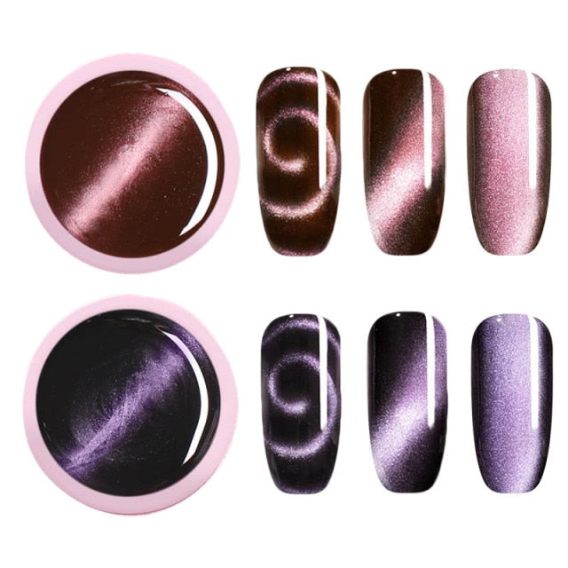 UR SUGAR Magnet Nail Gel Polish 5D Cat Magnetic UV Gel Nail Polish Chameleon Magnetic Gel Varnishes  Soak Off Enamel