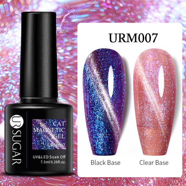 UR SUGAR Magnet Nail Gel Polish 5D Cat Magnetic UV Gel Nail Polish Chameleon Magnetic Gel Varnishes  Soak Off Enamel