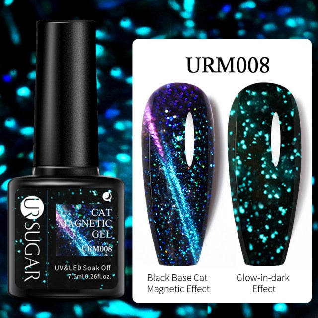 UR SUGAR Magnet Nail Gel Polish 5D Cat Magnetic UV Gel Nail Polish Chameleon Magnetic Gel Varnishes  Soak Off Enamel