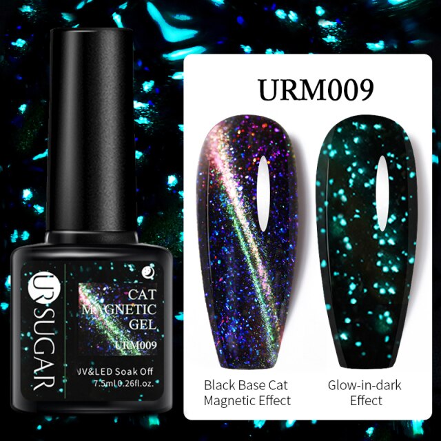 UR SUGAR Magnet Nail Gel Polish 5D Cat Magnetic UV Gel Nail Polish Chameleon Magnetic Gel Varnishes  Soak Off Enamel