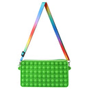 Cute Bag Fidget Toys Reliver Stress Toy Rainbow Push Bubble Simple Dimmer Antistress Toy Children Sensory Game Toy Backpack