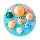 Eight Planets Simple Dimple Popset Fidget Sensory Toy keychain Stress Relief Antistress Board Autism Anxiety Fidget Toy For Kids