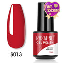 ROSALIND Gel Nail Polish 40 Colors Semi Permanent Manicure Nail Art Gel Varnishes Hybrid Base Top Coat For Gel Polish