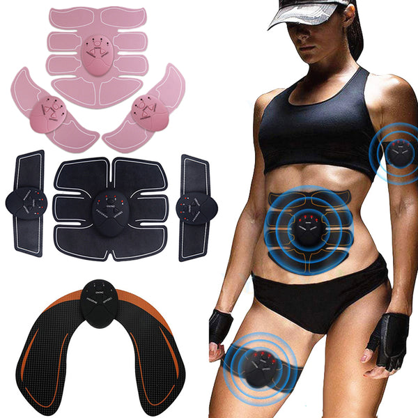 EMS Wireless Smart Muscle Stimulator Trainer  Fitness Abdominal Training Electric Weight Loss Stickers Body Slimming Massager
