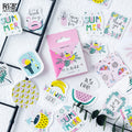 45 pcs/Box Various Stickers Diary Kawaii Cute Planner Journal Scrapbooking Paper Stickers Stationery School Supplies