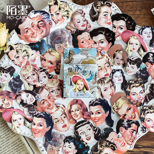 45 pcs/Box Various Stickers Diary Kawaii Cute Planner Journal Scrapbooking Paper Stickers Stationery School Supplies