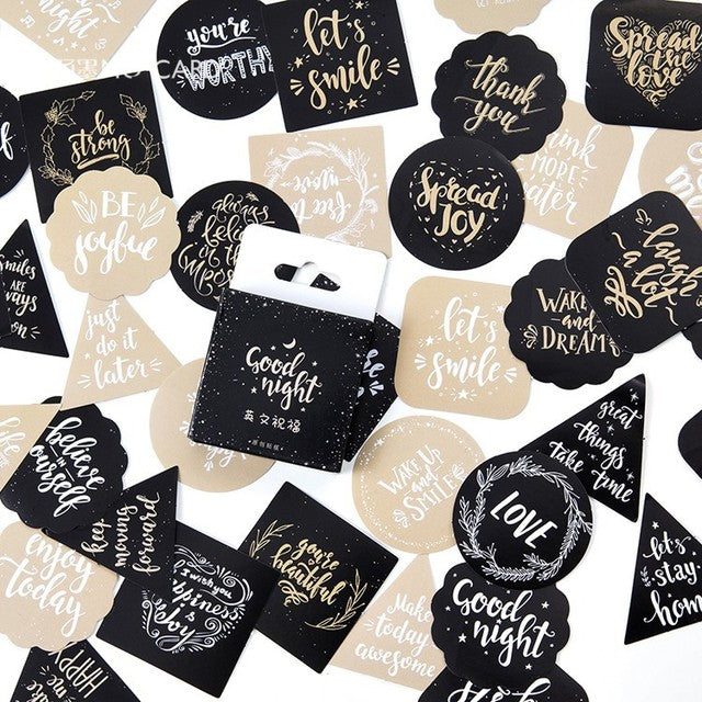 45 pcs/Box Various Stickers Diary Kawaii Cute Planner Journal Scrapbooking Paper Stickers Stationery School Supplies