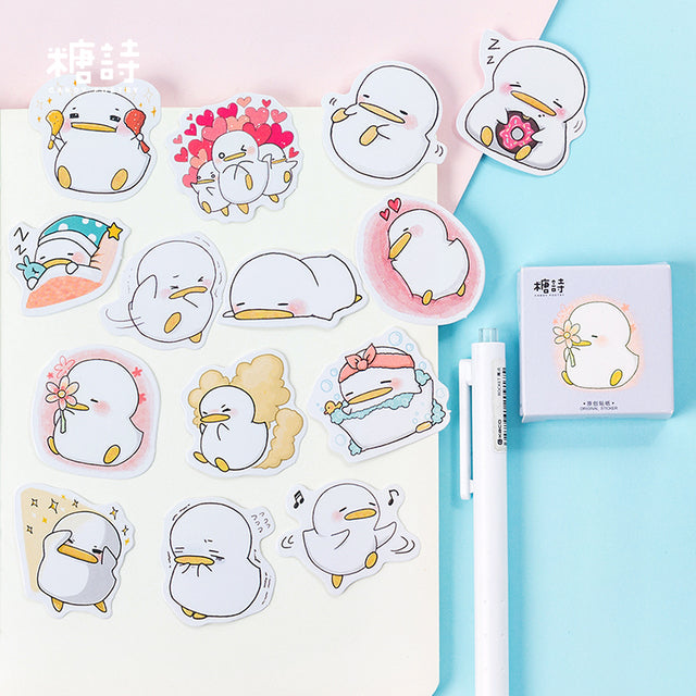 45 pcs/Box Various Stickers Diary Kawaii Cute Planner Journal Scrapbooking Paper Stickers Stationery School Supplies