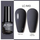 LILYCUTE Nail Gel Polish UV Semi Permanent Ice Purple Serise Nail Art All For Manicure LED Gel Base Top Coat Gel Varnish Polish