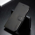 Leather Wallet Case for iPhone 13 12 Pro Max Mini 11 XS XR X SE 2020 8 7 6 6s Plus 5S 5 Luxury Flip Cover Coque Card Slot Buckle