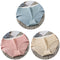 3Pcs Women's Underwear Cotton Seamless Stripes Panties Soild Color Skin- friendly Lingerie Woman Panty Low Waist M-XL Plus Size