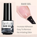 LILYCUTE Glitter Nail Gel Polish  Nail Color Glitter Sequins Matte Effect Gel Long Lasting Base Top Coat Nail Art
