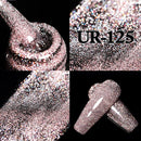 UR SUGAR 7.5ml Pink Reflective Glitter Gel Nail Polish Silver Purple Sequins Soak Off UV Gel Nail Art Manicuring Nail Gel