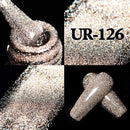 UR SUGAR 7.5ml Pink Reflective Glitter Gel Nail Polish Silver Purple Sequins Soak Off UV Gel Nail Art Manicuring Nail Gel
