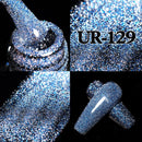 UR SUGAR 7.5ml Pink Reflective Glitter Gel Nail Polish Silver Purple Sequins Soak Off UV Gel Nail Art Manicuring Nail Gel