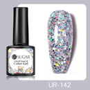 UR SUGAR 7.5ml Pink Reflective Glitter Gel Nail Polish Silver Purple Sequins Soak Off UV Gel Nail Art Manicuring Nail Gel