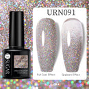 UR SUGAR 7.5ml Pink Reflective Glitter Gel Nail Polish Silver Purple Sequins Soak Off UV Gel Nail Art Manicuring Nail Gel