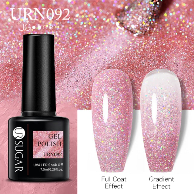 UR SUGAR 7.5ml Gel Nail Polish Semi Permanent 90 Colors Gel Polish Lamp Varnishes Soak Off Nail Art Manicure Base Top Gel