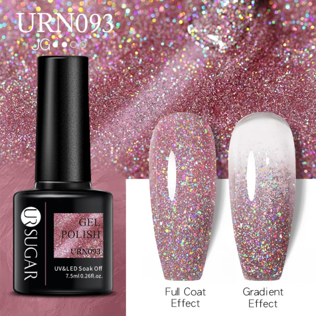 UR SUGAR 7.5ml Gel Nail Polish Semi Permanent 90 Colors Gel Polish Lamp Varnishes Soak Off Nail Art Manicure Base Top Gel