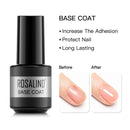 ROSALIND Primer Top Base Coat 7ML Gel Nail Polish For Manicure Long Lasting Nail Art Salon Gel Varnish UV LED Color Gel Polish