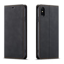 Ultra Thin Leather Case for iPhone 13 12 Mini 11 Pro XS Max XR 8 7 6s 6 Plus SE 2020 Suede Magnetic Flip Cover Phone Wallet Bag