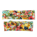 2Pcs Mother & Baby Children Turban Hair Band Accessories Baby Girls Twist Knot Headbands Family Leopard Parent-Child Headwear