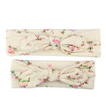 2Pcs Mother & Baby Children Turban Hair Band Accessories Baby Girls Twist Knot Headbands Family Leopard Parent-Child Headwear
