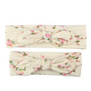 2Pcs Mother & Baby Children Turban Hair Band Accessories Baby Girls Twist Knot Headbands Family Leopard Parent-Child Headwear