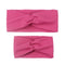 2Pcs Mother & Baby Children Turban Hair Band Accessories Baby Girls Twist Knot Headbands Family Leopard Parent-Child Headwear