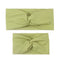 2Pcs Mother & Baby Children Turban Hair Band Accessories Baby Girls Twist Knot Headbands Family Leopard Parent-Child Headwear