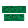 2Pcs Mother & Baby Children Turban Hair Band Accessories Baby Girls Twist Knot Headbands Family Leopard Parent-Child Headwear