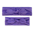 2Pcs Mother & Baby Children Turban Hair Band Accessories Baby Girls Twist Knot Headbands Family Leopard Parent-Child Headwear