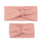 2Pcs Mother & Baby Children Turban Hair Band Accessories Baby Girls Twist Knot Headbands Family Leopard Parent-Child Headwear