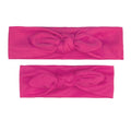 2Pcs Mother & Baby Children Turban Hair Band Accessories Baby Girls Twist Knot Headbands Family Leopard Parent-Child Headwear