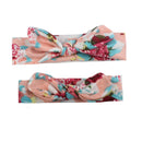 2Pcs Mother & Baby Children Turban Hair Band Accessories Baby Girls Twist Knot Headbands Family Leopard Parent-Child Headwear