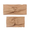 2Pcs Mother & Baby Children Turban Hair Band Accessories Baby Girls Twist Knot Headbands Family Leopard Parent-Child Headwear