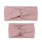 2Pcs Mother & Baby Children Turban Hair Band Accessories Baby Girls Twist Knot Headbands Family Leopard Parent-Child Headwear