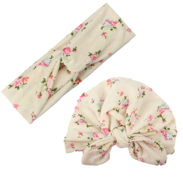 2Pcs Mother & Baby Children Turban Hair Band Accessories Baby Girls Twist Knot Headbands Family Leopard Parent-Child Headwear
