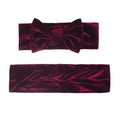 2Pcs Mother & Baby Children Turban Hair Band Accessories Baby Girls Twist Knot Headbands Family Leopard Parent-Child Headwear