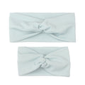 2Pcs Mother & Baby Children Turban Hair Band Accessories Baby Girls Twist Knot Headbands Family Leopard Parent-Child Headwear