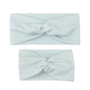 2Pcs Mother & Baby Children Turban Hair Band Accessories Baby Girls Twist Knot Headbands Family Leopard Parent-Child Headwear