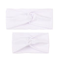 2Pcs Mother & Baby Children Turban Hair Band Accessories Baby Girls Twist Knot Headbands Family Leopard Parent-Child Headwear