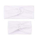 2Pcs Mother & Baby Children Turban Hair Band Accessories Baby Girls Twist Knot Headbands Family Leopard Parent-Child Headwear