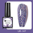 UR SUGAR 7.5ml Reflective Glitter Gel Nail Polish Manicure Nail Art Semi Permanent UV LED Lamp Nail Varnishes