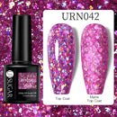 UR SUGAR 7.5ml Reflective Glitter Gel Nail Polish Manicure Nail Art Semi Permanent UV LED Lamp Nail Varnishes