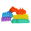 Rainbow Fidget Bubble Toys Stress Relief Squeeze for Kid Squishy Sensory Anti Stress Game Hand Simple Dimple Fidget Relax Toy