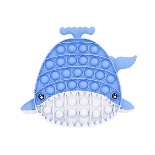 Rainbow Fidget Bubble Toys Stress Relief Squeeze for Kid Squishy Sensory Anti Stress Game Hand Simple Dimple Fidget Relax Toy