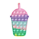 Rainbow Fidget Bubble Toys Stress Relief Squeeze for Kid Squishy Sensory Anti Stress Game Hand Simple Dimple Fidget Relax Toy